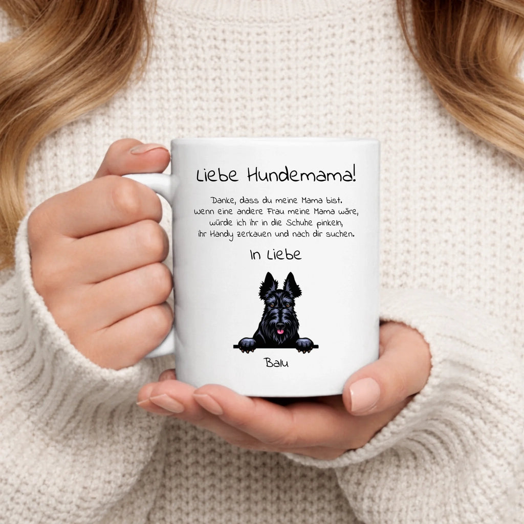 Personalisierte Tasse - Liebe Hundemama